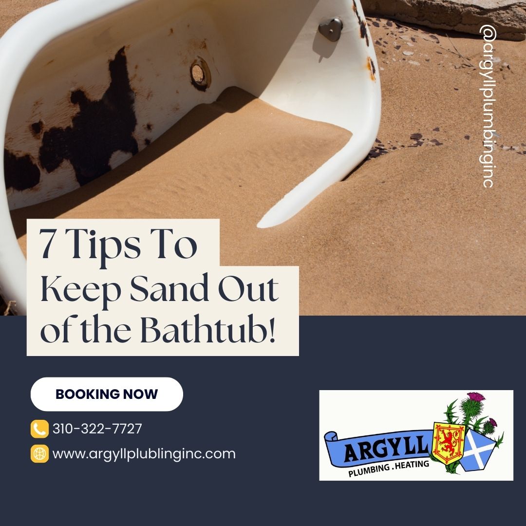 keep sand out of bathtubs and protect plumbing.